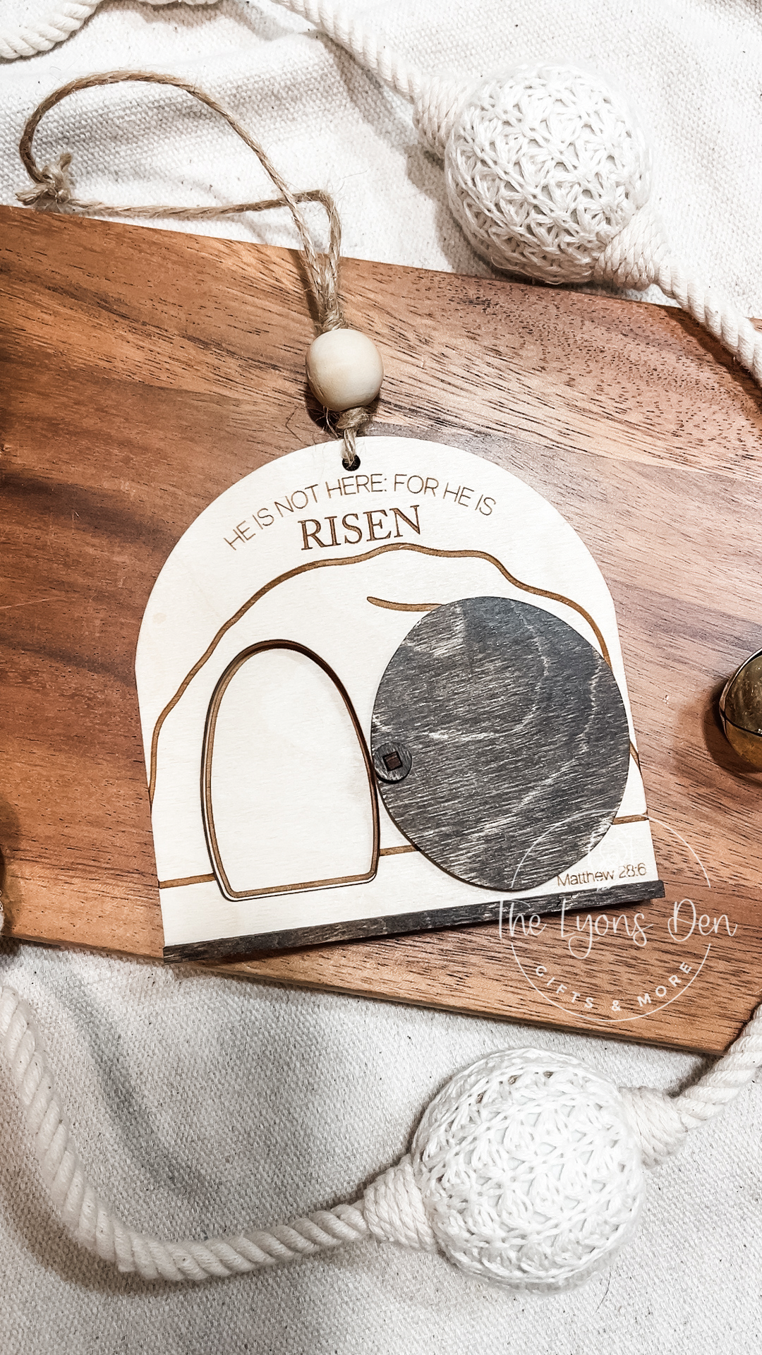 He Is Risen Ornament