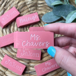 Personalized Erasers