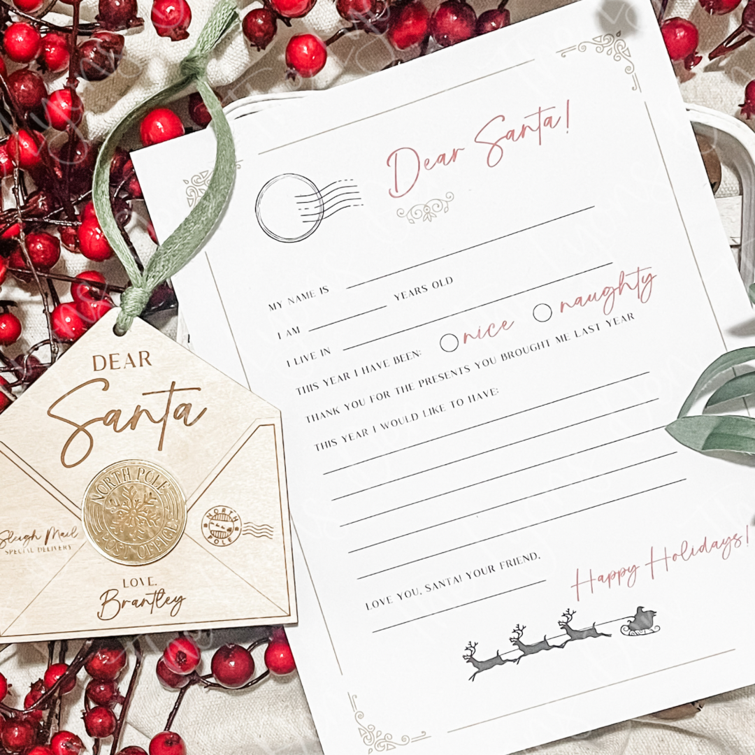 Dear Santa Ornament