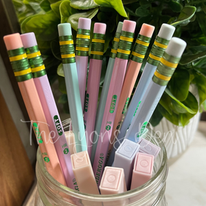 Pastel Personalized Pencils