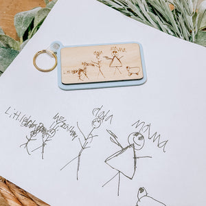 Children's Art Keychain