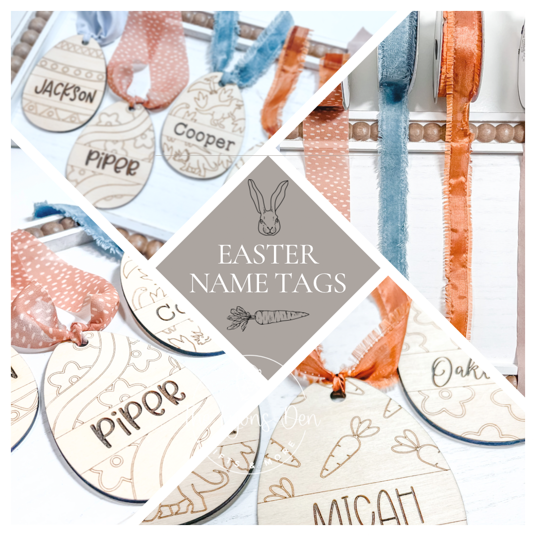 Easter Egg Name Tags