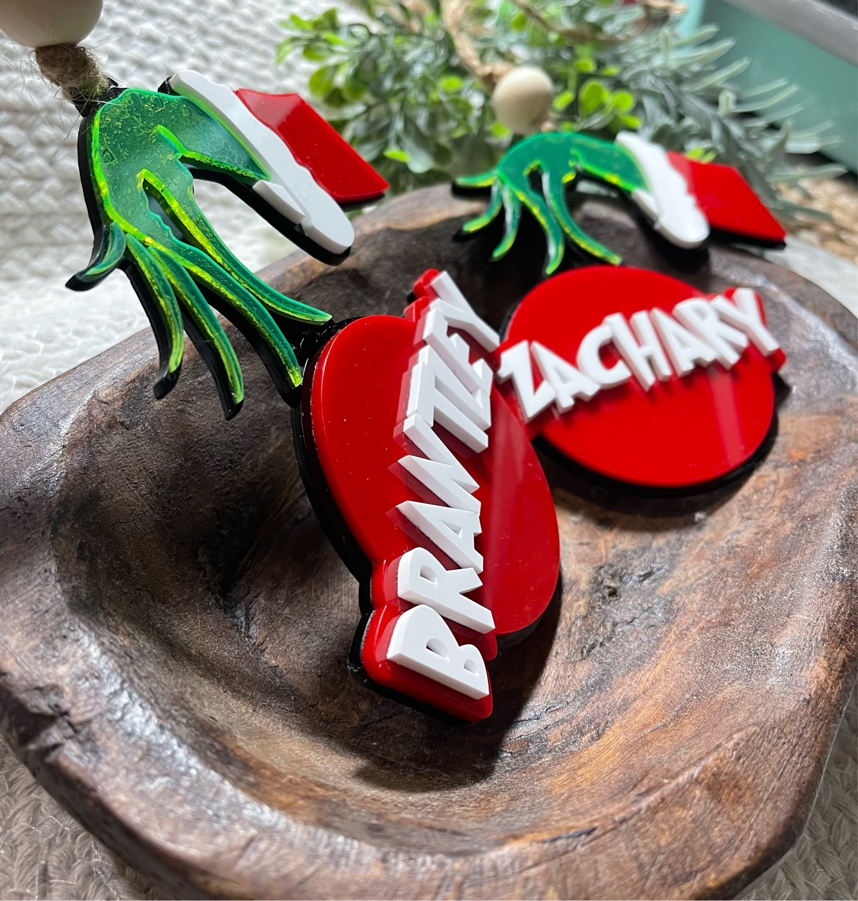 Grinch Acrylic Ornament