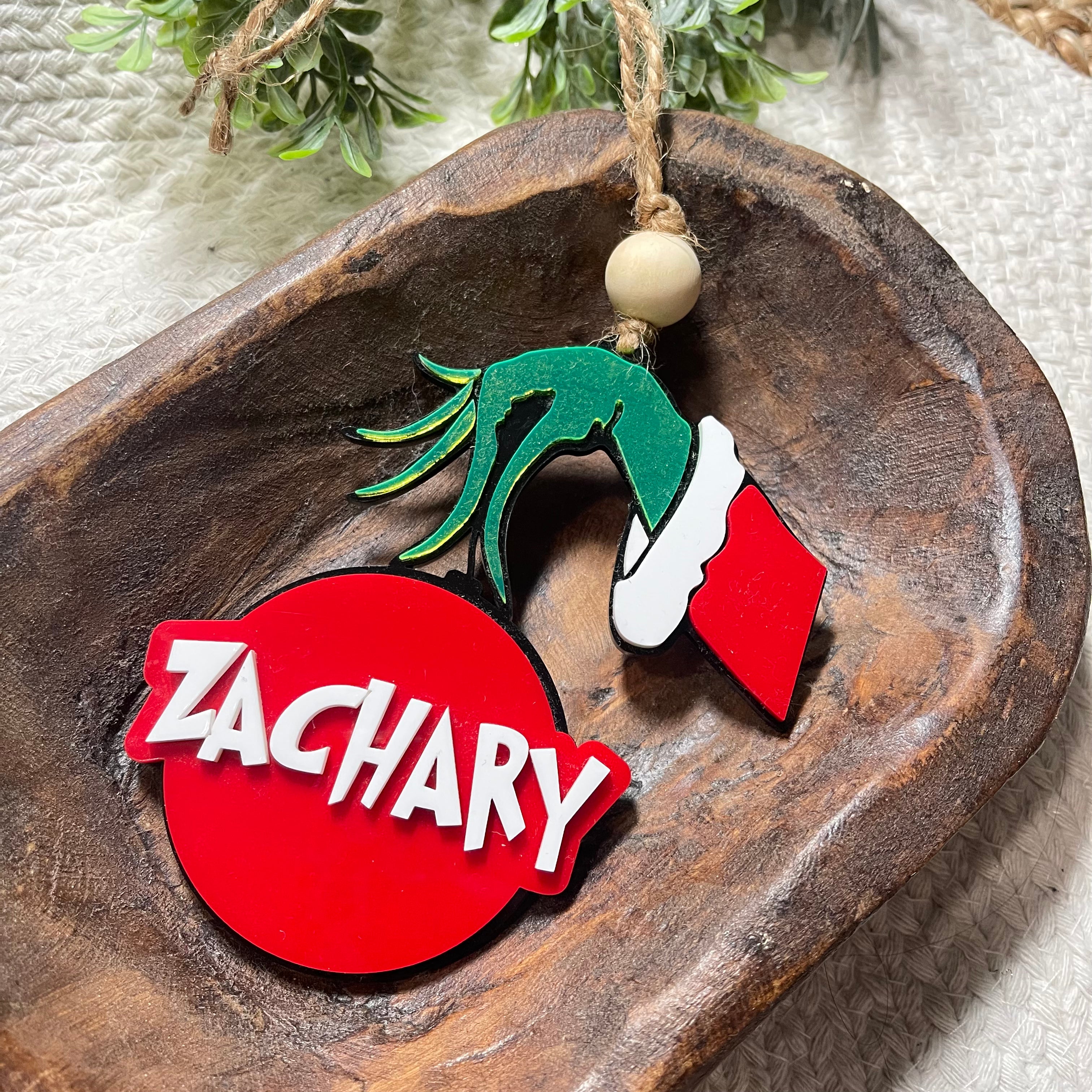 Grinch Acrylic Ornament