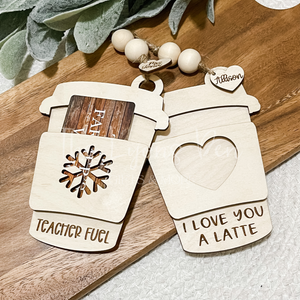 Coffee Cup Gift Card Ornament