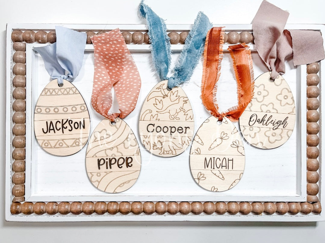 Easter Egg Name Tags